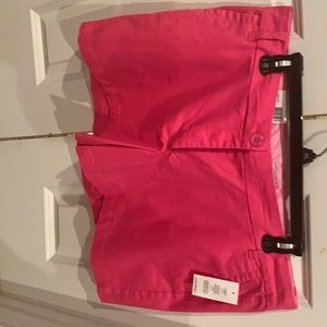 Crown and ivy hot pink shorts